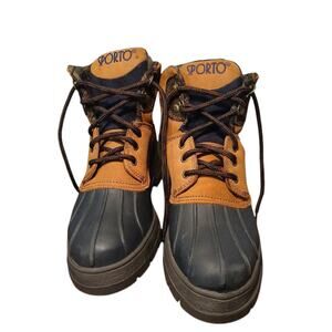 Sporto Plaid Lined Duck Boots Women’s Size 9M‎ Juliana Style Blue Brown W1821-58